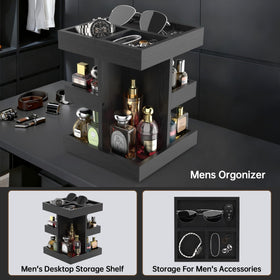 VLXXOI Cologne Organizer solid wood construction for durable storage