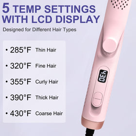 Vnina 2-in-1 Airflow Styler auto shut-off for safety after styling.