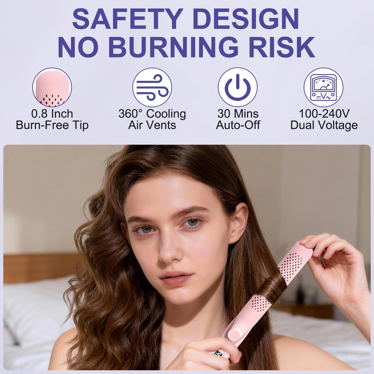 Vnina dual voltage styling with worldwide plug compatibility.
