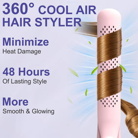 Vnina 2-in-1 Airflow Styler straightens with sleek, frizz-free finish.