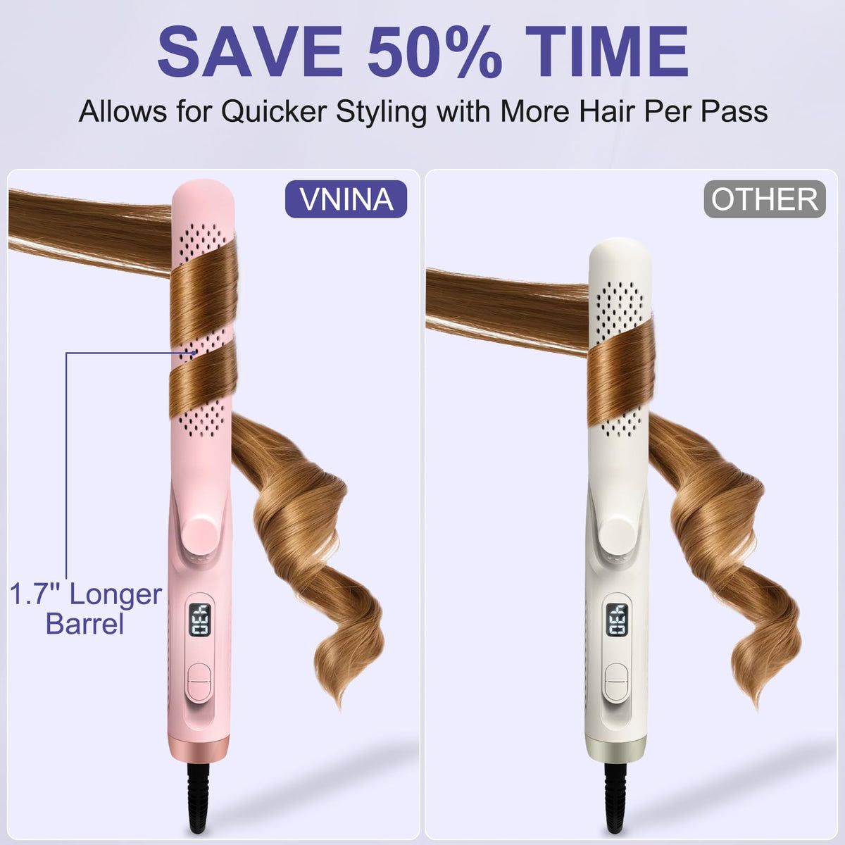 Vnina travel case for easy packing and on-the-go styling.
