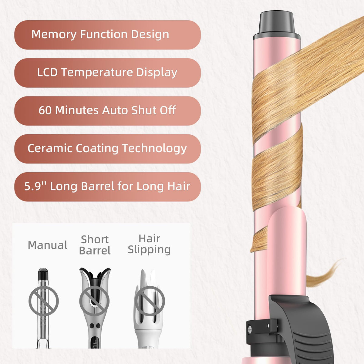 Vnina dual voltage wand with swivel cord ideal for travel