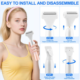 Vnina rechargeable, travel-friendly cordless operation for on-the-go grooming