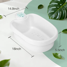 VnioLife WL Ionic Foot Bath in compact home spa setup