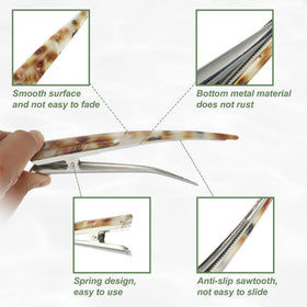 VOCOSTE long hair clip makes securing long locks quick and simple.