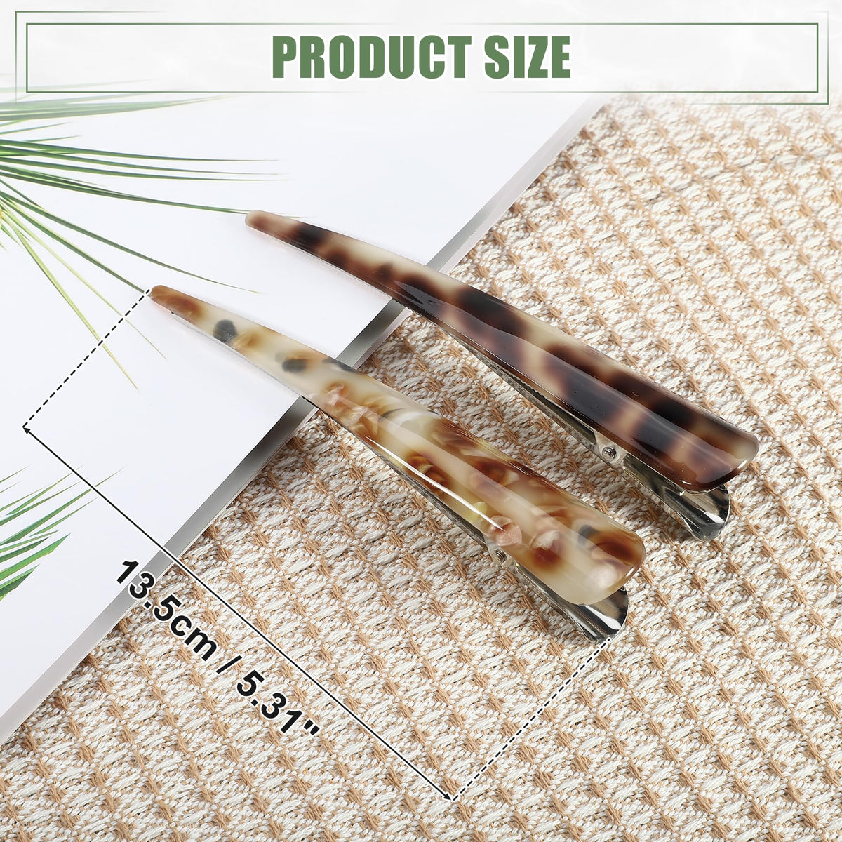 VOCOSTE metal-base duckbill clip emphasizes durability for daily use.