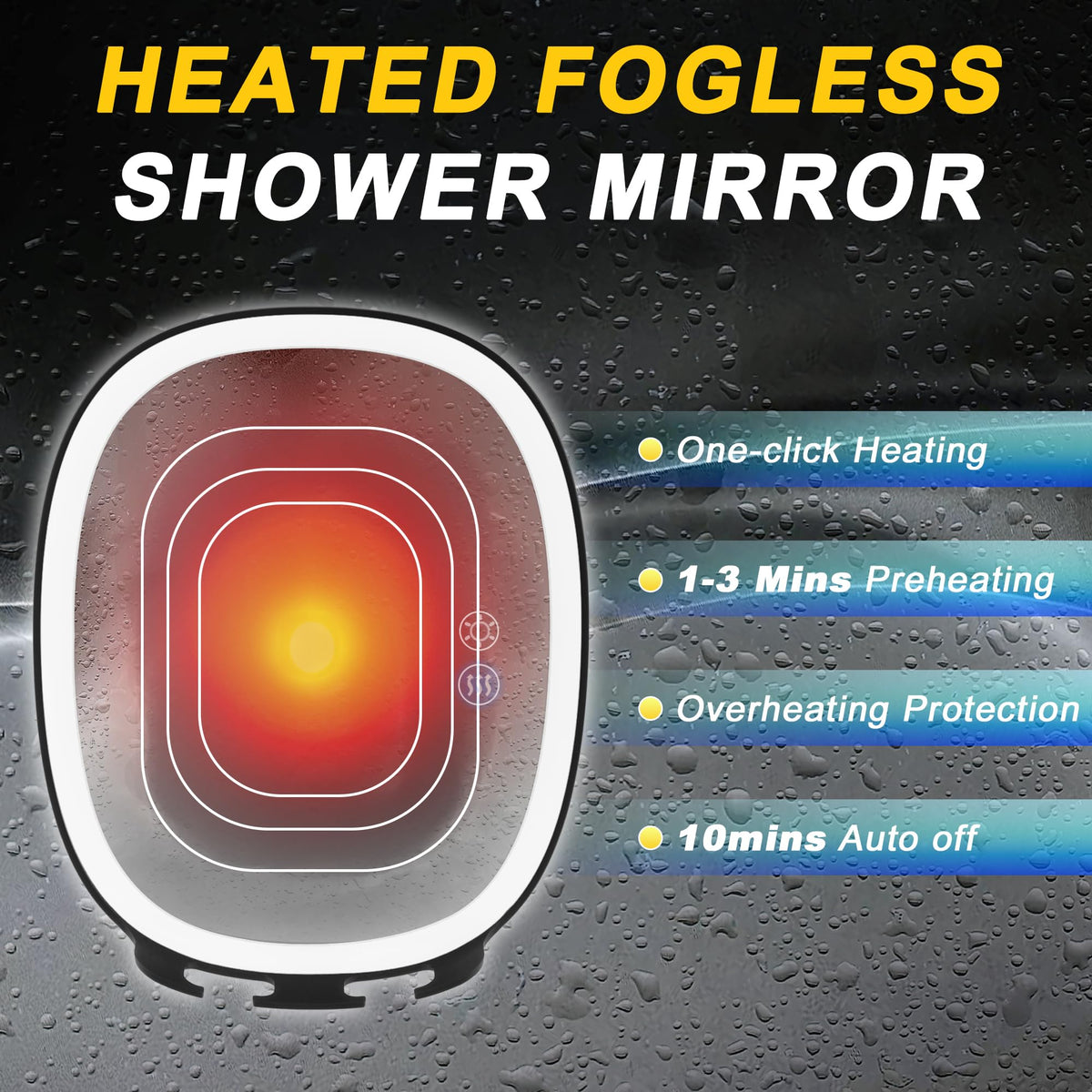 VOCOSTE built-in razor holders keep essentials within reach in the shower