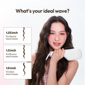 Vodana ivory close-up barrels for smooth glide and frizz-free results