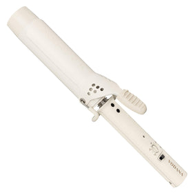 Vodana GlamWave ceramic curling iron close-up for fast, damage-minimizing styling