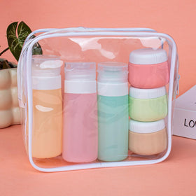 vodvob 2 oz silicone bottles, compact travel size for liquids