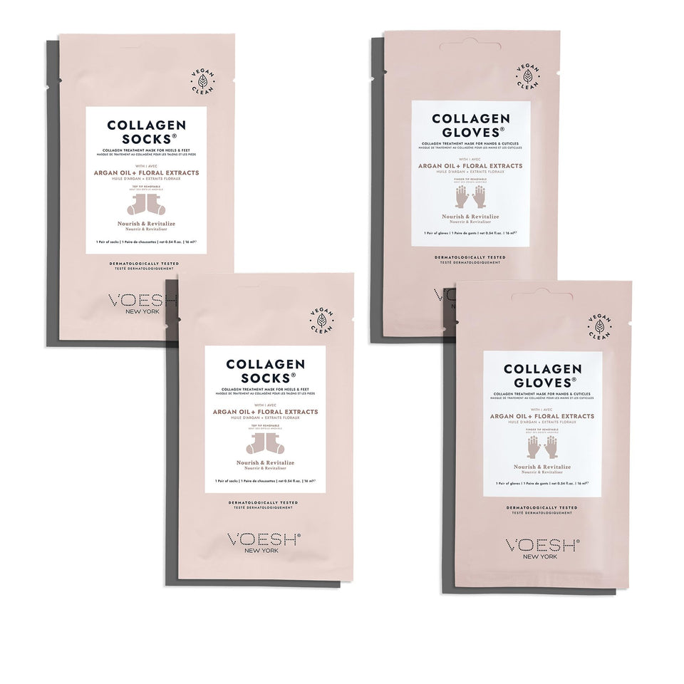 VOESH collagen gloves with argan oil hydrate hands for silky skin