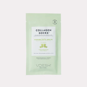 VOESH Collagen Socks step-by-step application delivering quick hydration