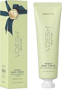 VOESH Green Tea bottle supports a refreshing daytime skincare routine.