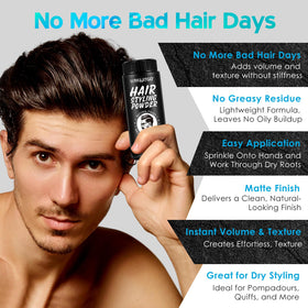 VOFANK Texture Powder dry-hair-definition adds texture without heaviness or shine.