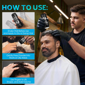 VOFANK Texture Powder easy-application enables quick, mess-free styling.