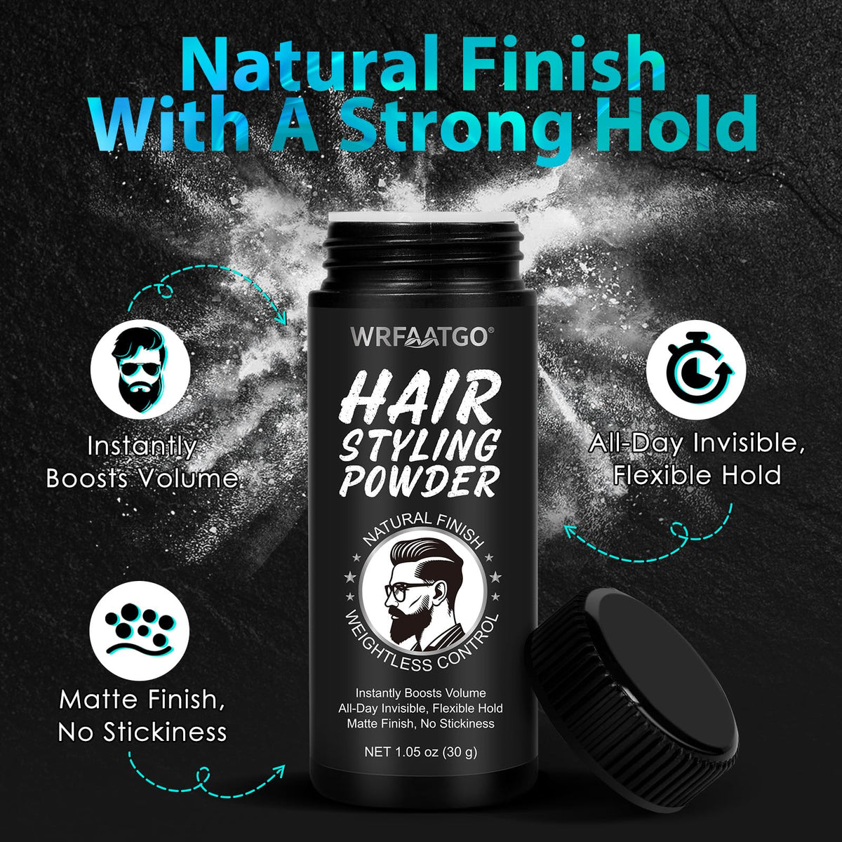 VOFANK Texture Powder root-lift adds crown volume for fuller styling.
