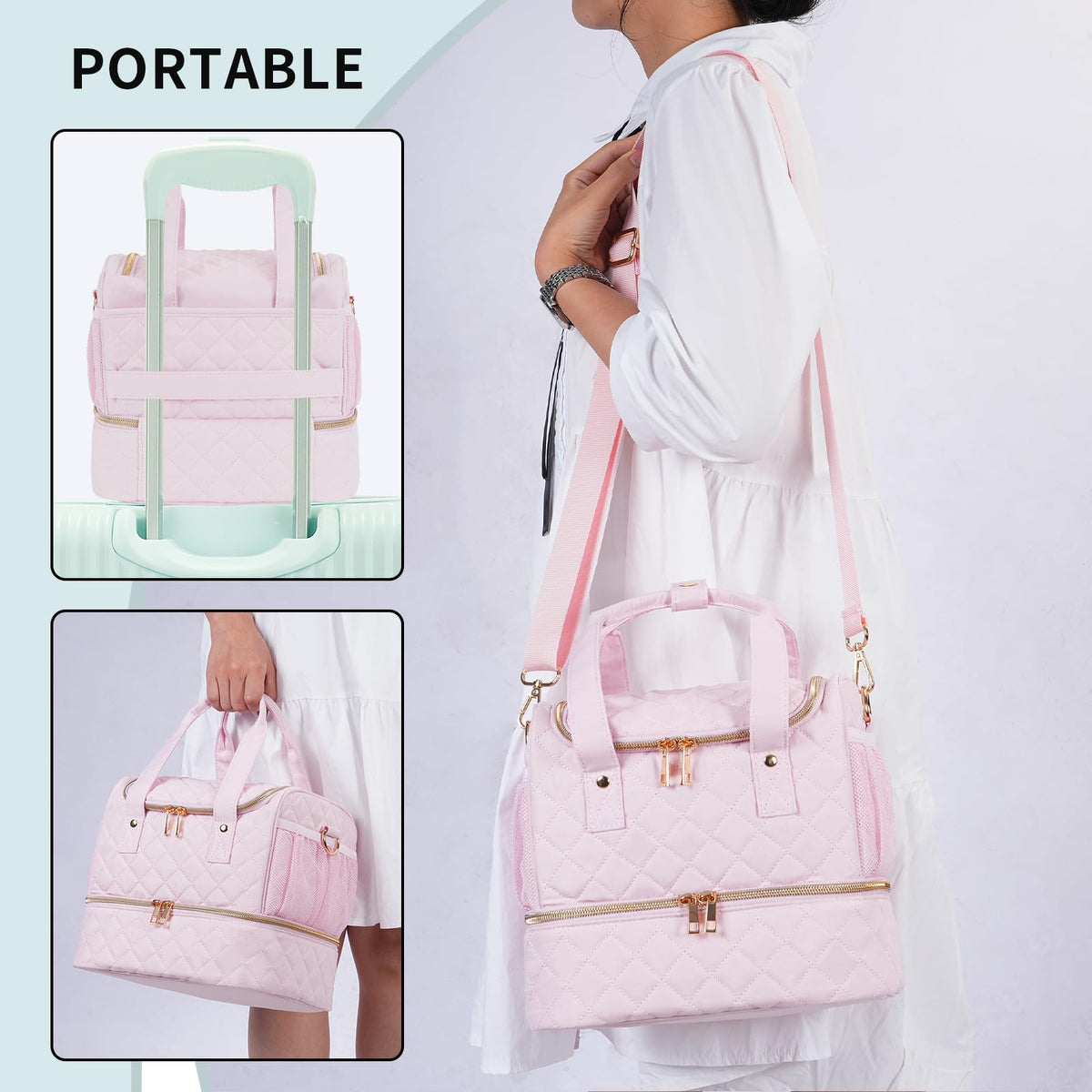 VOFIpremiAm waterproof nail kit bag with durable materials for years.