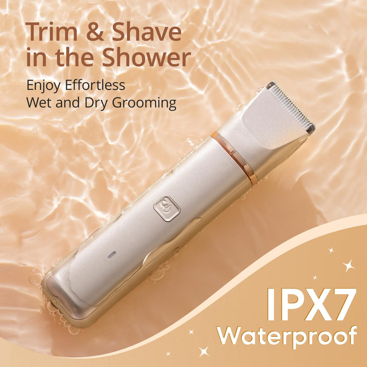 VG VOGCREST bikini trimmer 2in1 design for trim and shave