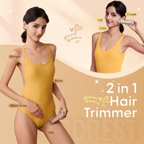 VG VOGCREST bikini trimmer handle close-up with ergonomic grip