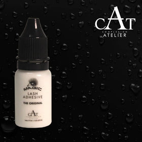 Vogen CAT Lash Adhesive used by a makeup artist for on-the-go gigs