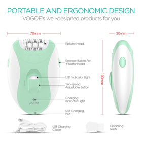 Cordless use enables flexible grooming anywhere