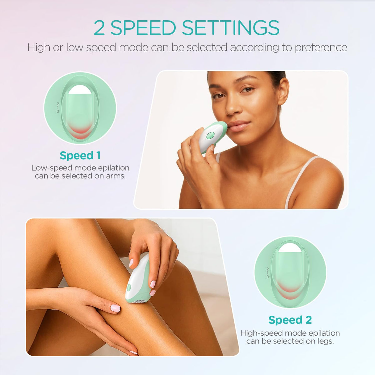 USB rechargeable and cordless operation for travel convenience