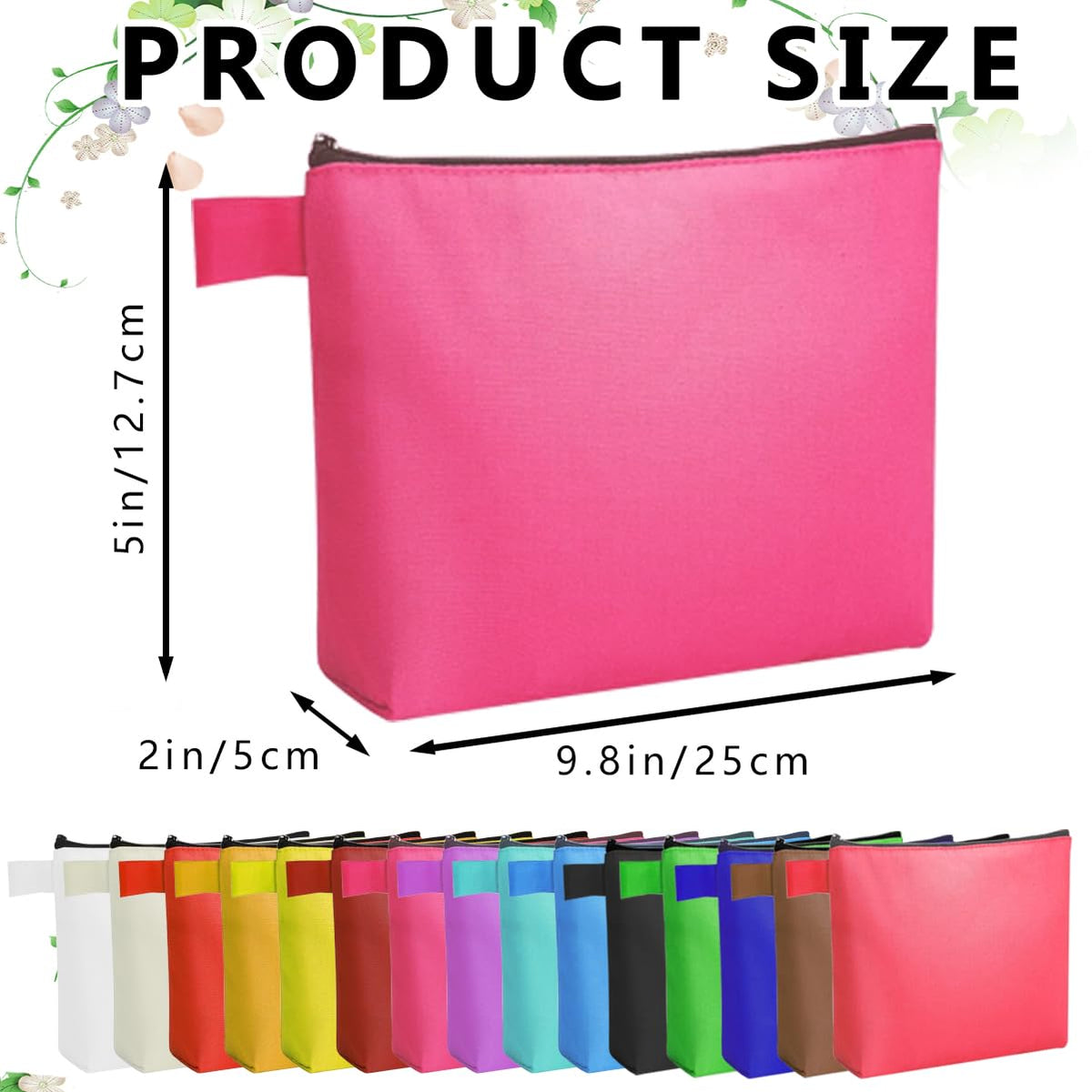 Voittozege canvas bags in 15 colors for easy color coding and style
