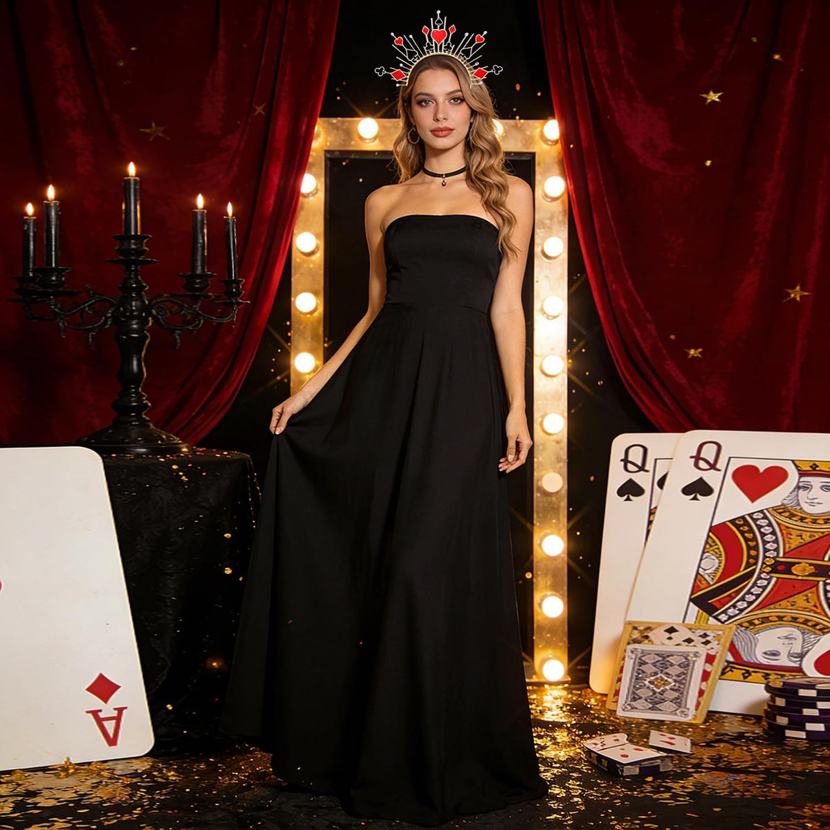 Vokone gift-for-women Halloween headband adds festive flair.