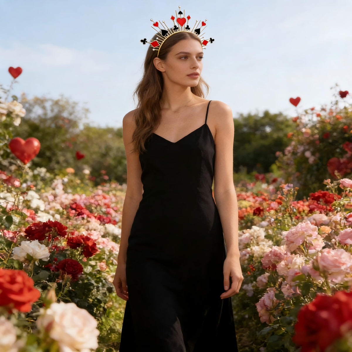 Vokone photo prop headband adds stylish flair to Halloween shoots.