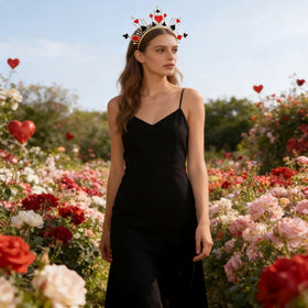 Vokone photo prop headband adds stylish flair to Halloween shoots.