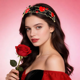 Vokone poker-card Halloween headband elevates costumes with playful flair