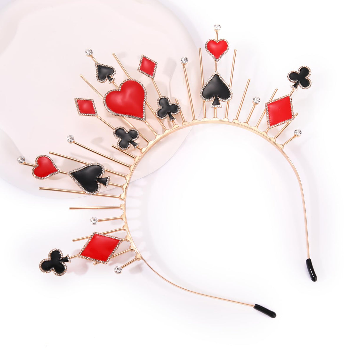 Vokone stretch-fit headband stays secure during dancing or long wear.