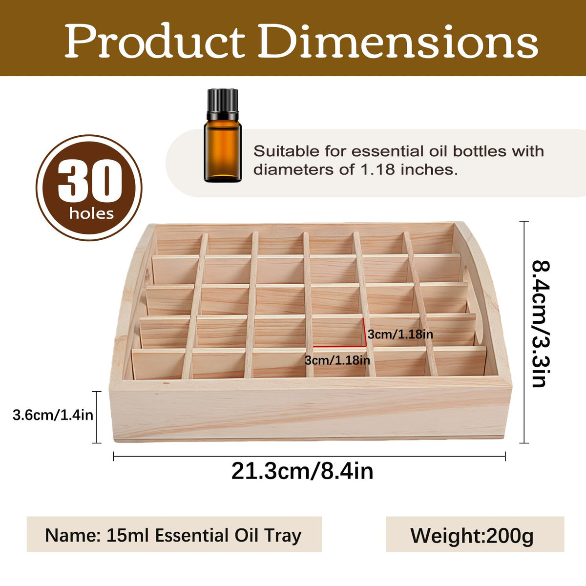 VolksRose gift-ready wooden box for essential oil lovers and therapists.
