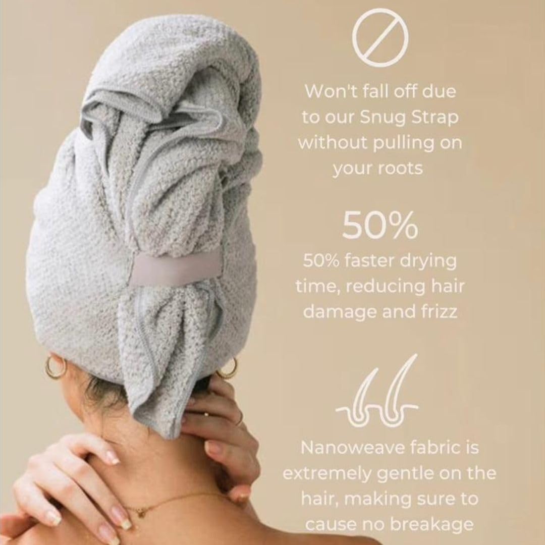 VOLO Hero Hair Towel suitable for all hair types and long tresses.