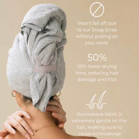 VOLO Hero Hair Towel suitable for all hair types and long tresses.