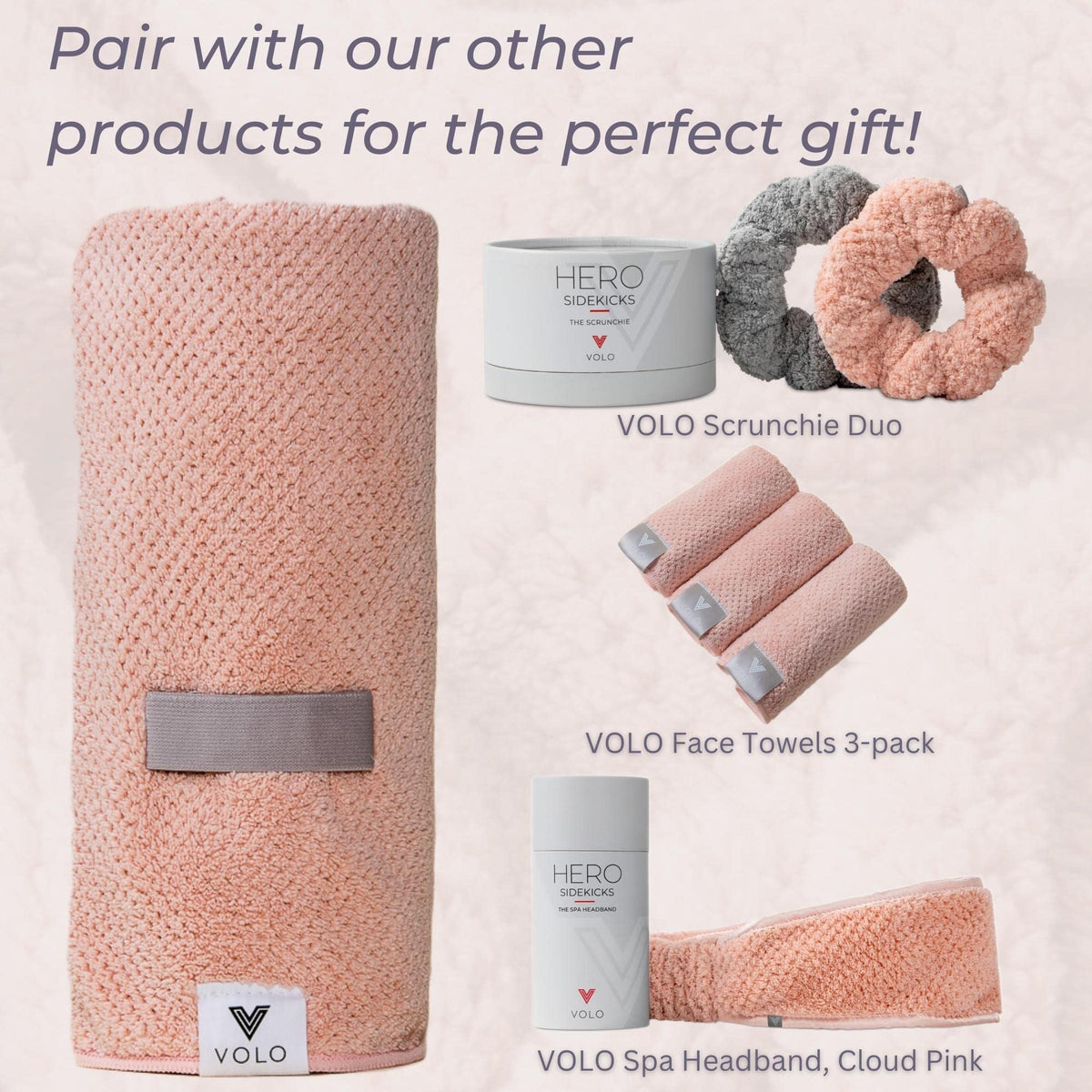 VOLO Hero Hair Towel reduces frizz in real-use styling