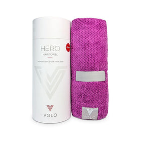 VOLO Hero Hair Towel with ultra-soft Nanoweave for rapid, gentle drying and frizz control.