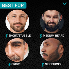 VOLT Grooming all-day wear coverage imagery suggests seamless temporary color.