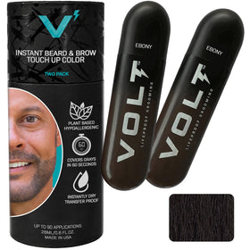 VOLT Grooming temp color application for quick beard touch-ups on the go.