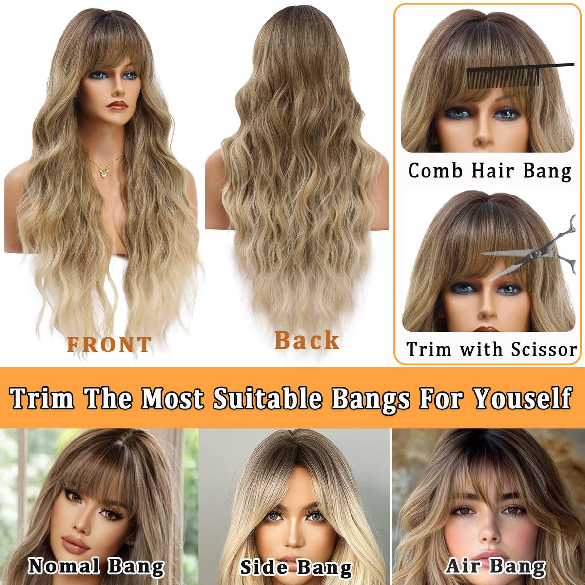 Vomella breathable net-cap wig maintains comfort during extended wear.