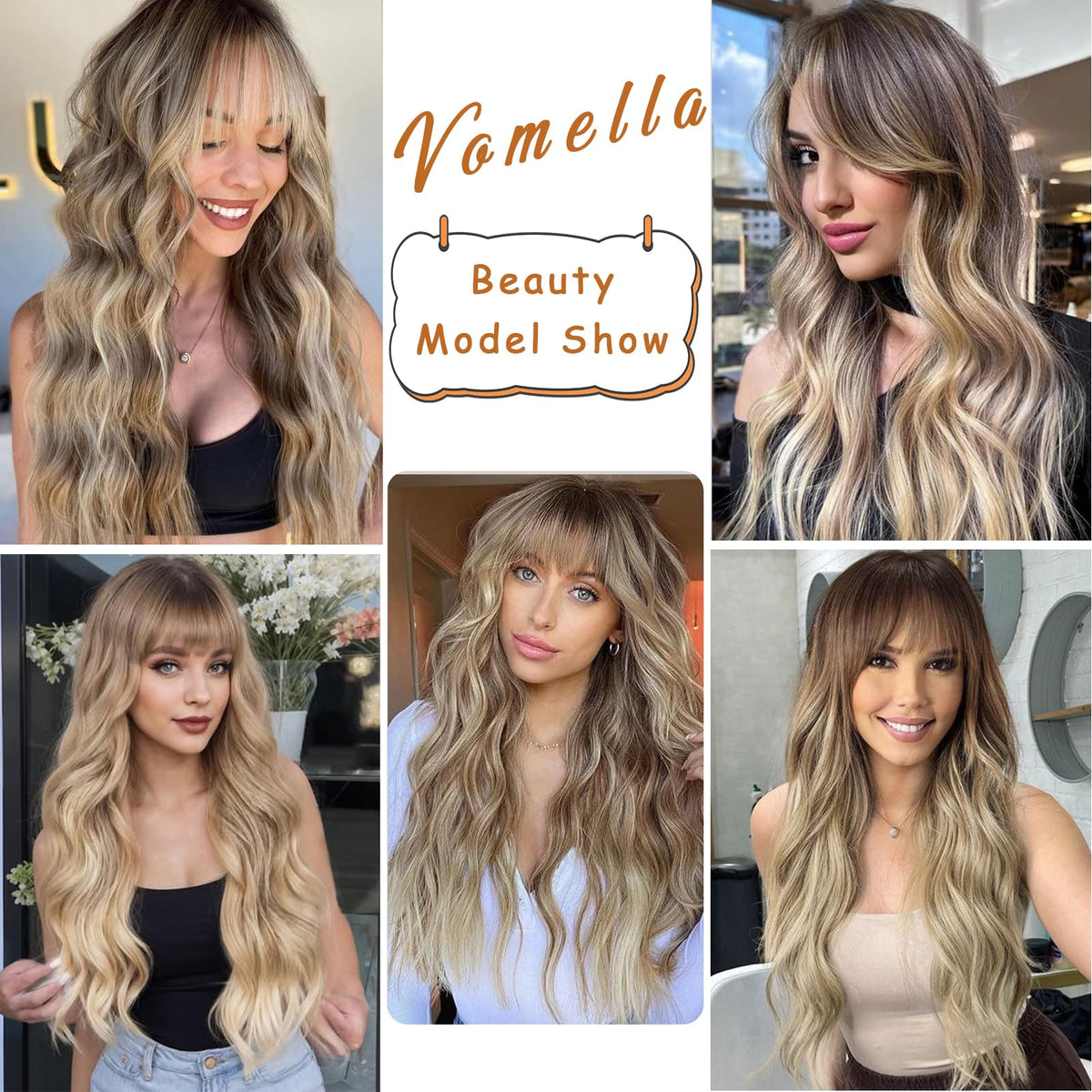 Vomella soft heat-resistant fiber wig feels lightweight and durable.