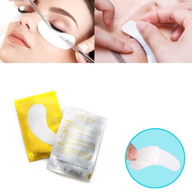 Voncasen cooling gel eye pads soothe clients during lash services.
