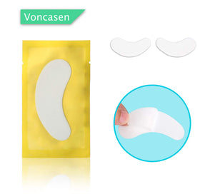 Voncasen eye pads with foil packaging ensure hygienic use during treatments.