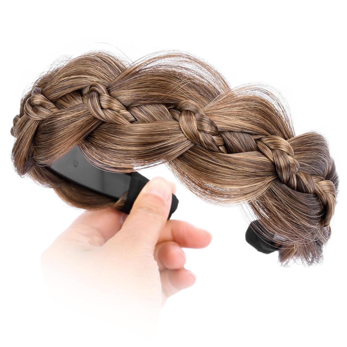 VOPPIS handmade color-mixed headband offers natural-looking volume.