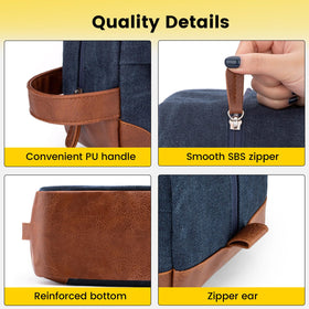 Vorspack navy mesh pockets keep small items organized and visible