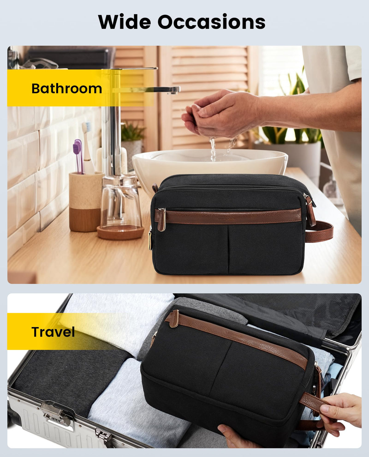 Vorspack canvas bag is ideal for home, gym, and travel use.