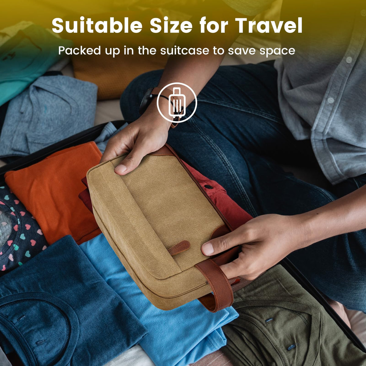 Vorspack compact design fitting neatly in luggage