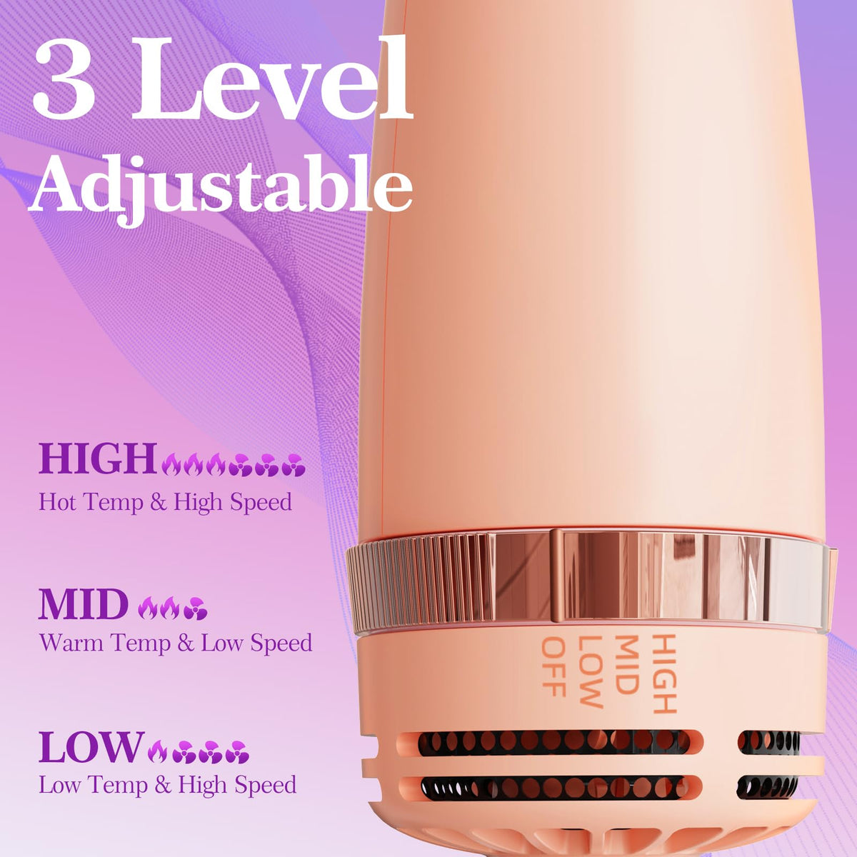 Voseki negative ions reduce frizz for sleek finish