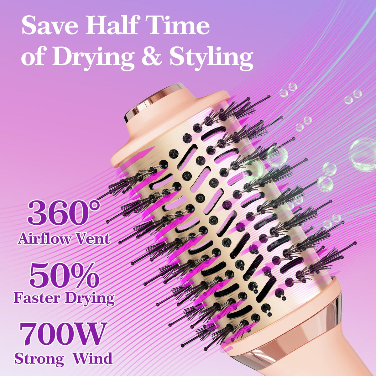 Voseki three heat settings suit all hair types