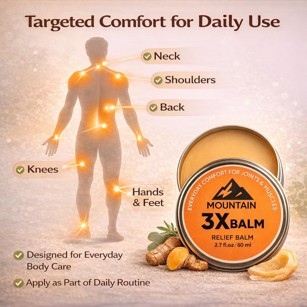 VOSETOKELA Mountain 3X Balm after exercise self-care moment